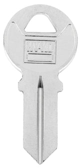 Hy-Ko 11010AM4 Key Blank, Brass, Nickel-Plated, For: American AM4 Locks